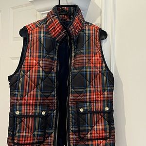 J Crew Plaid Vest